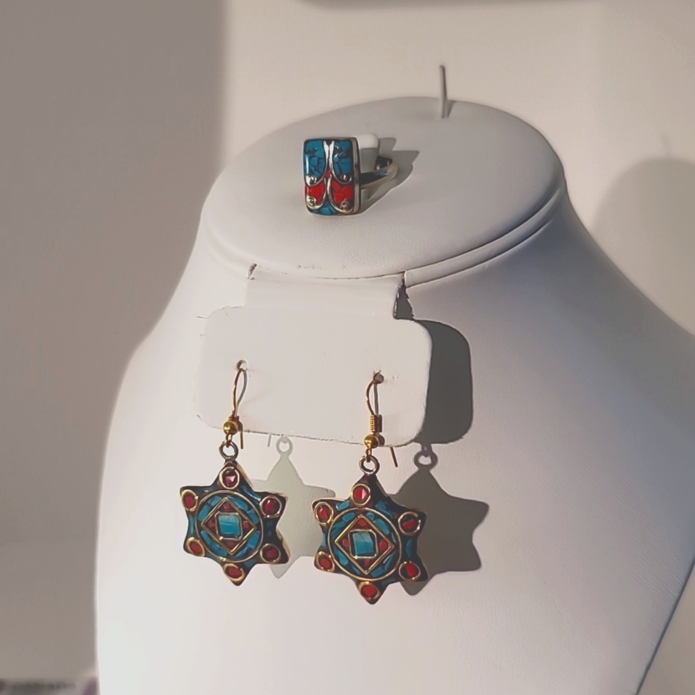 Earring and Ring Set